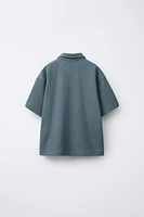CHEMISE EN MAILLE À TEXTURE