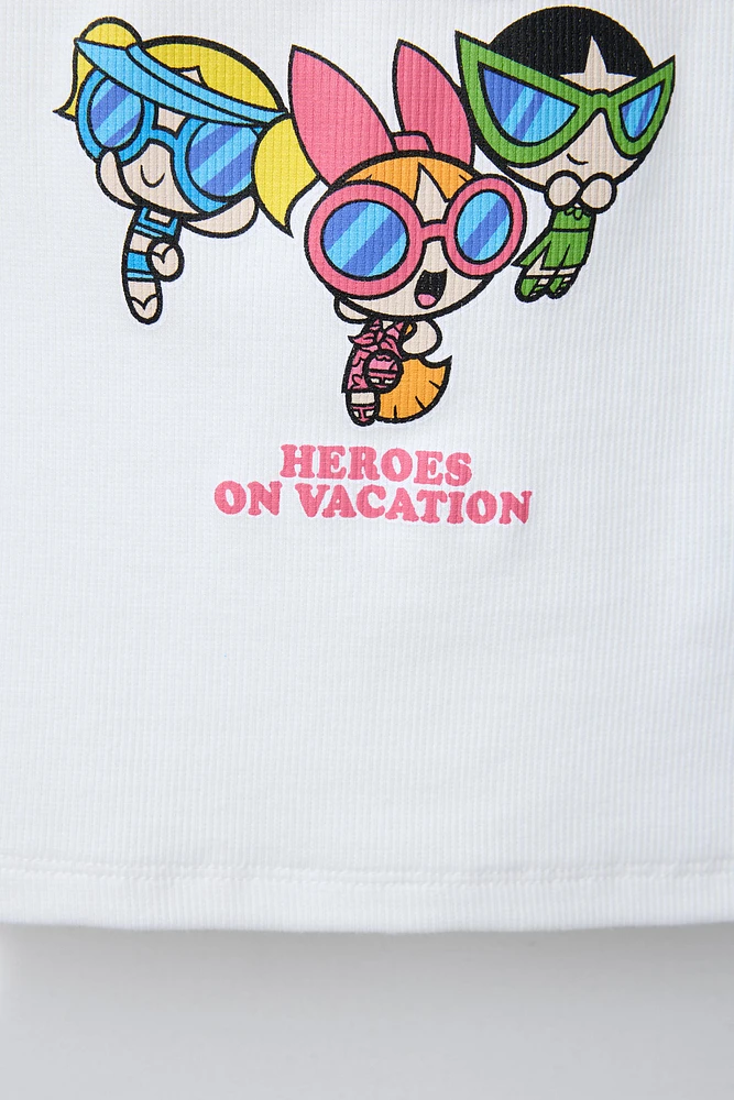 THE POWERPUFF GIRLS ™ RIBBED T-SHIRT