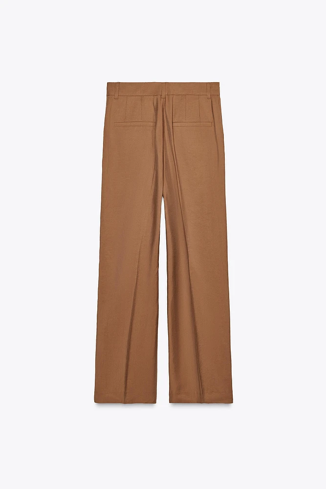 PANTALON À PLIS