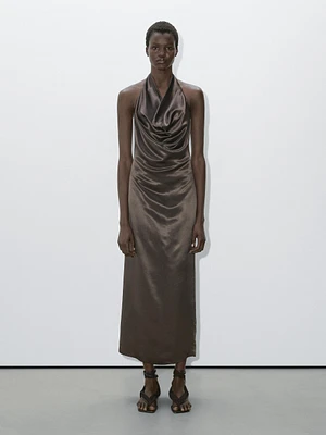 Flowing draped dress - Studio