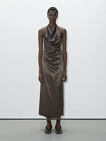 Flowing draped dress - Studio