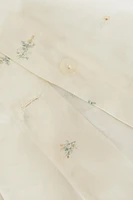 FLORAL PRINT DUVET COVER