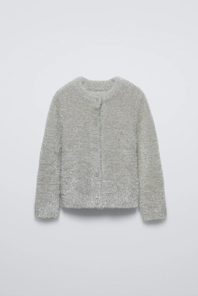 SPARKLY KNIT CARDIGAN