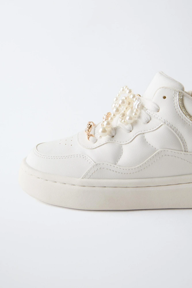 JEWEL HIGH-TOP SNEAKERS