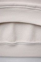 PLAIN CUT-OUT SWEATSHIRT