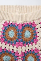 BERMUDA EN MAILLE CROCHET
