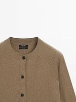 Cardigan manches longues 100 % cachemire