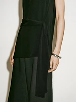 Crepe top with knot detail - Limited Edition
