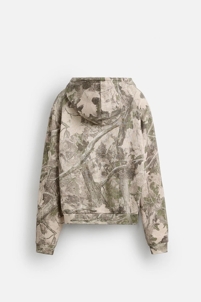 ABSTRACT PRINT HOODIE