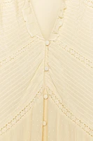 BLOUSE PLIS NERVURÉS ENTRE-DEUX
