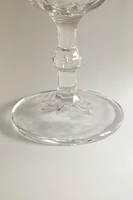 VERRE À VIN RECYCLABLE RELIEF