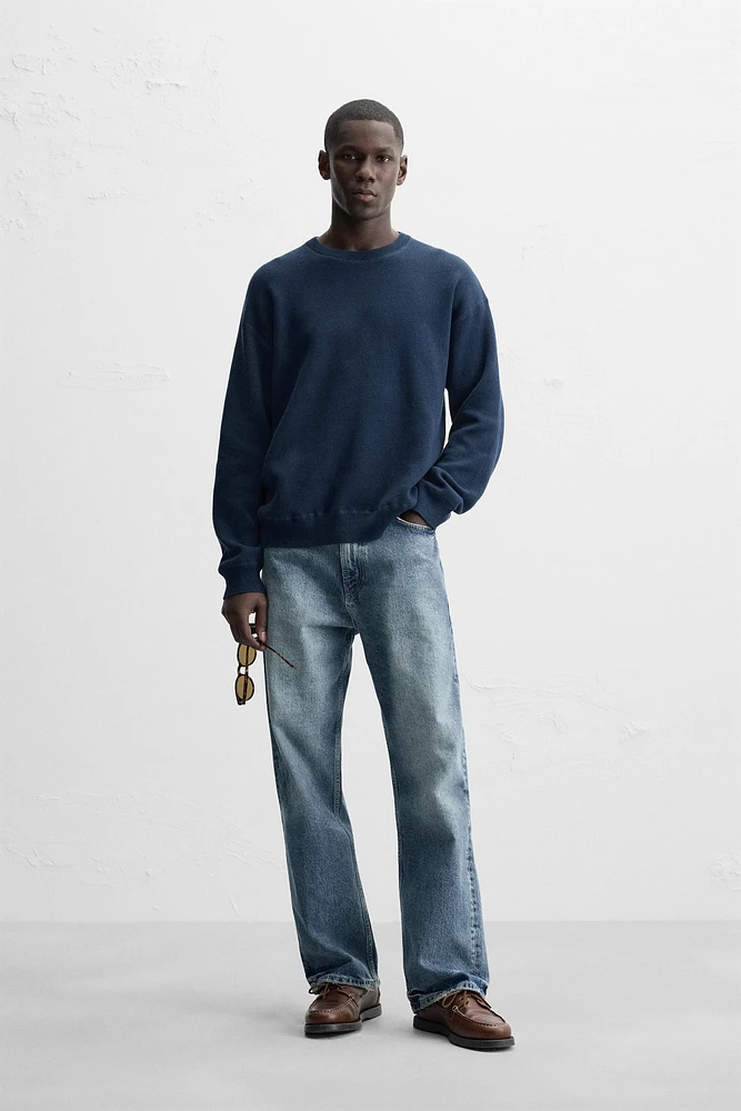 COTTON BLEND SWEATER