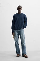 COTTON BLEND SWEATER