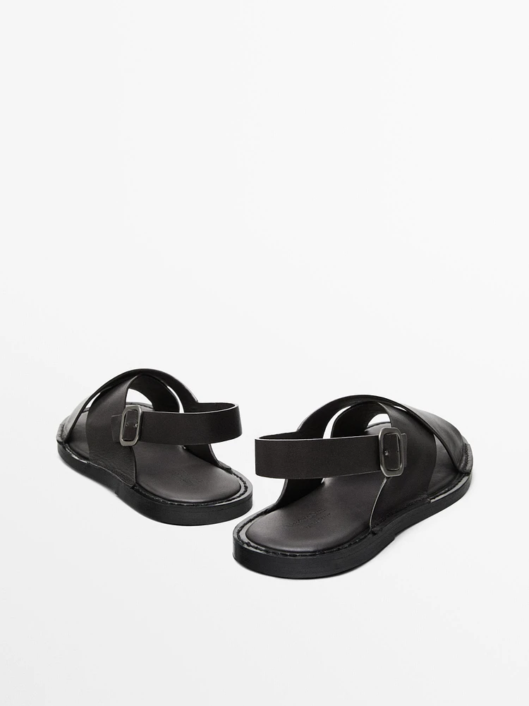 Sandales croisées en cuir - Limited Edition
