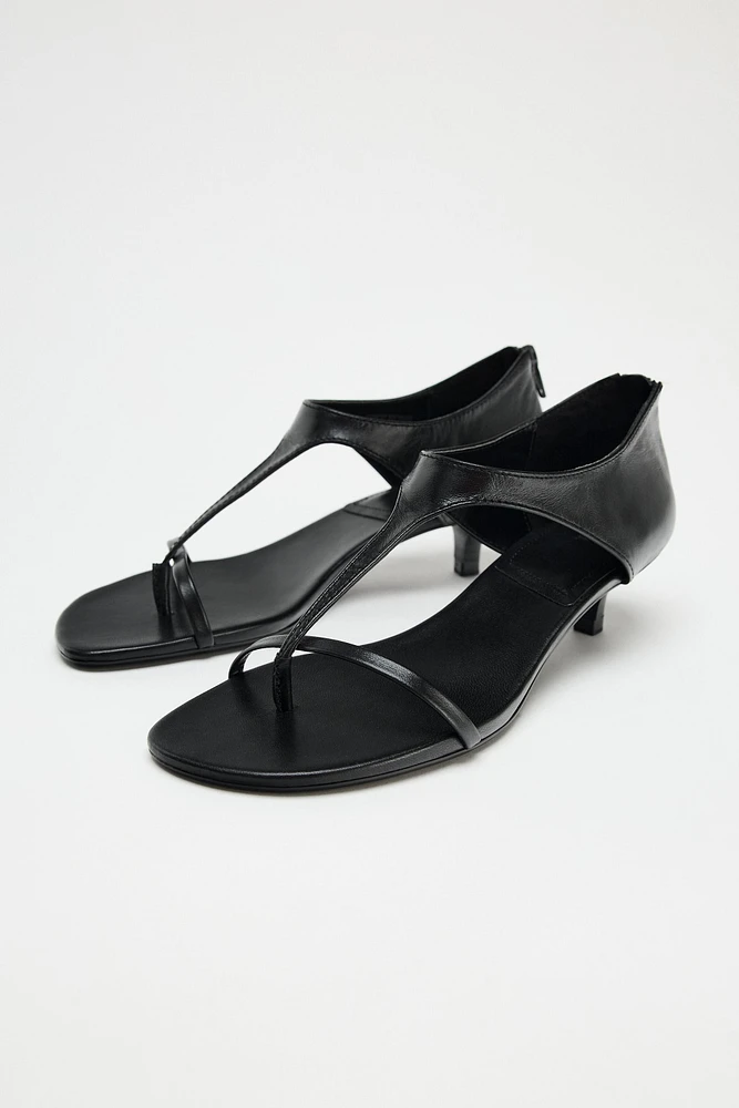 SANDALES À TALONS KITTEN EN CUIR 50E ANNIVERSAIRE