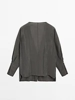 Flowing shirt with pleated cuff detail - Studio