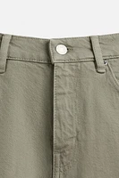 REGULAR FIT DENIM SHORTS