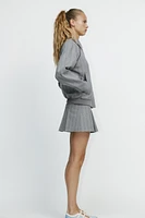 PINSTRIPE MINI SKIRT