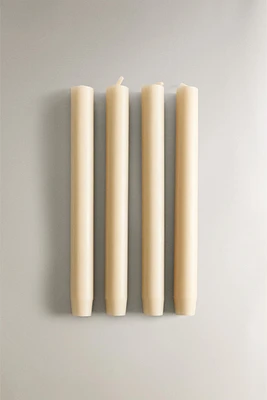 SET OF DECORATIVE CYLINDRICAL LONG TAPER CANDLES (SET OF