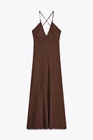 ROBE MIDI FANTAISIE EN LIN
