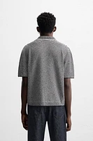 POLO EN MAILLE RAYURES
