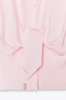 FLOWY KNOTTED SHIRT