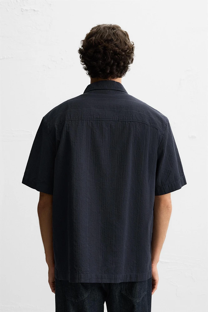 CHEMISE JACQUARD COTON - LYOCELL