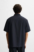 CHEMISE JACQUARD COTON - LYOCELL