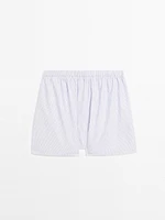 Double stripe print boxers