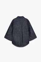 Z1975 WIDE SLEEVE DENIM SHIRT