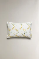 TAIE D’OREILLER SATIN IMPRIMÉ MIMOSA