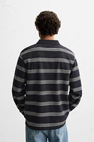 POLO PIQUÉ RAYURES