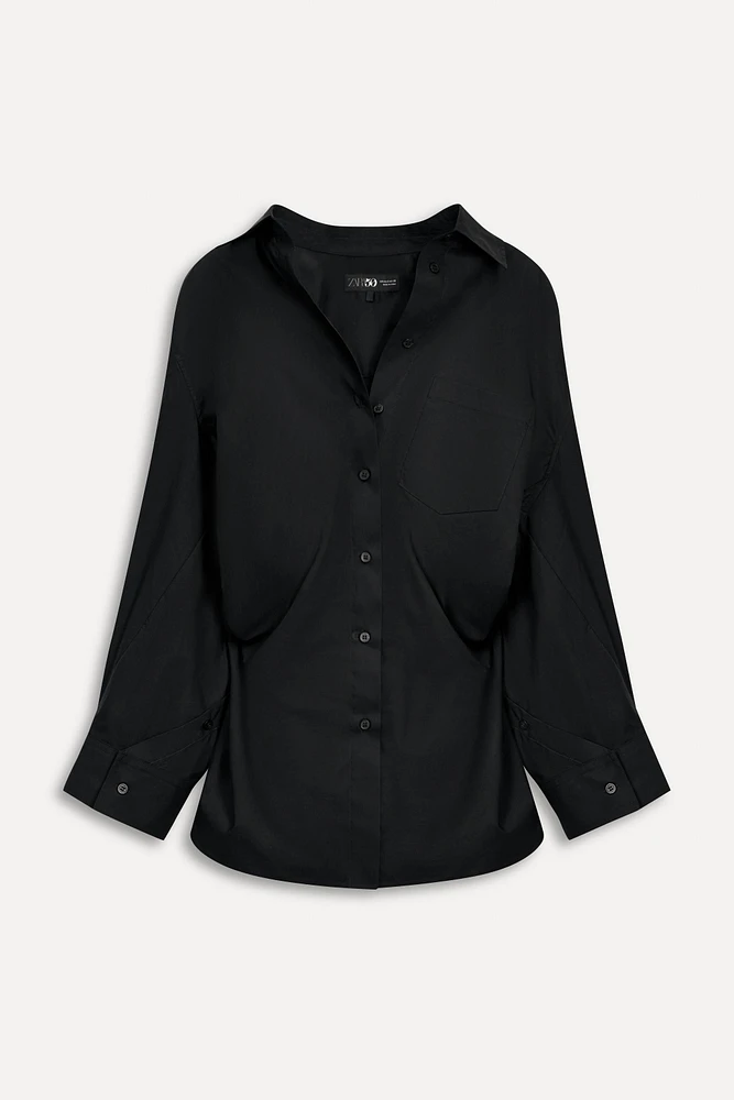 CHEMISE EN POPELINE CHAUVE-SOURIS 50E ANNIVERSAIRE