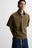 ZIPPER POLO SHIRT