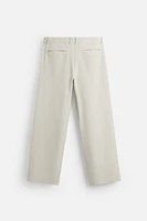 RELAXED FIT SUIT PANTS