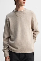 TURN-UP CUFF SWEATER