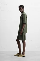 JACQUARD TEXTURED SHORTS
