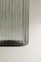 BOROSILICATE GLASS TOOTHBRUSH HOLDER