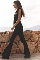 PANTALON INTERLOCK FLARE