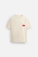 T-SHIRT À IMPRIMÉS BIMATIÈRE