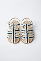 COTTON STRAP FISHERMAN SANDALS