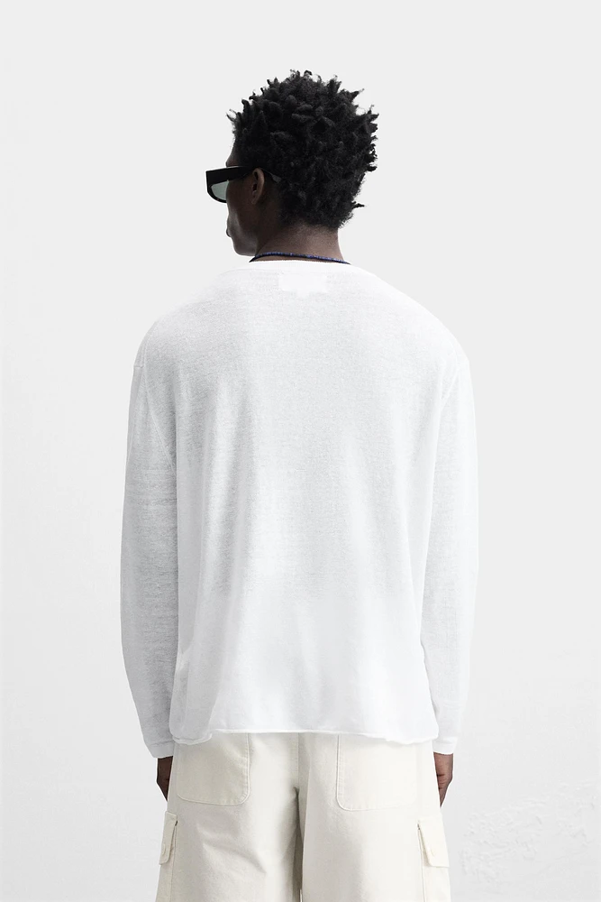 PULL LÉGER 100 % CHANVRE