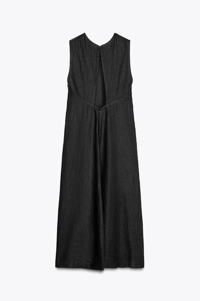 ROBE MIDI EN LIN 100 % ZW COLLECTION