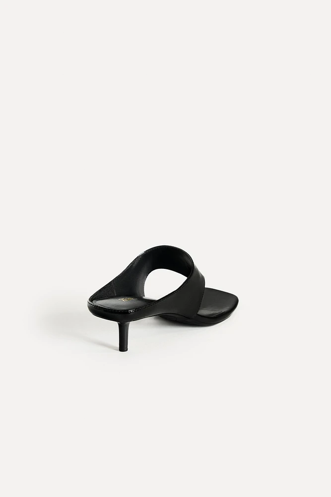 HIGH HEELED LEATHER SANDALS 50TH ANNIVERSARY