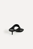HIGH HEELED LEATHER SANDALS 50TH ANNIVERSARY