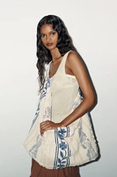 PRINTED SHOPPER BAG