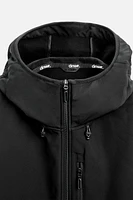 HOODED TECHNICAL JACKET