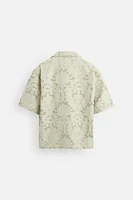 CHEMISE JACQUARD GÉOMÉTRIQUE