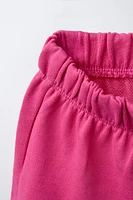 TWO-PACK OF PLAIN AND STRIPED SHORTS
