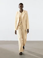 Blazer en lin mélang